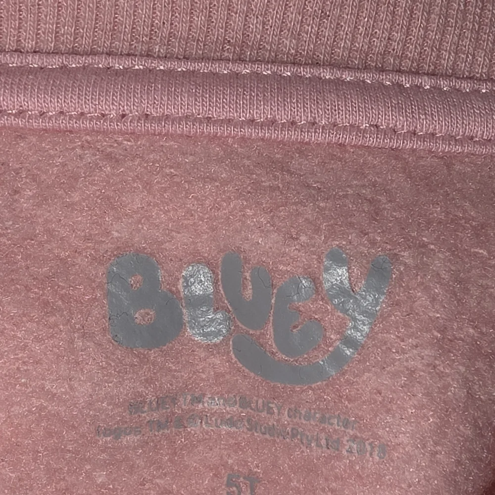 Pink Bluey Graphic Kids Sweatshirt - Hooray